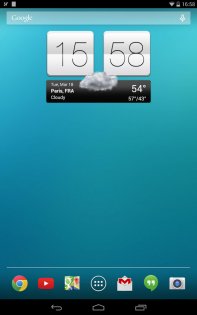 Sense V2 flip clock & weather 7.10.2. Скриншот 13