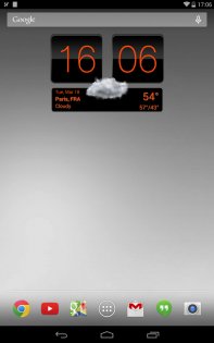 Sense V2 flip clock & weather 8.35.1. Скриншот 14