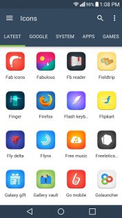 Fab Icon Pack 2.1.1. Скриншот 4