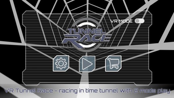 VR Tunnel Race 3.6. Скриншот 1