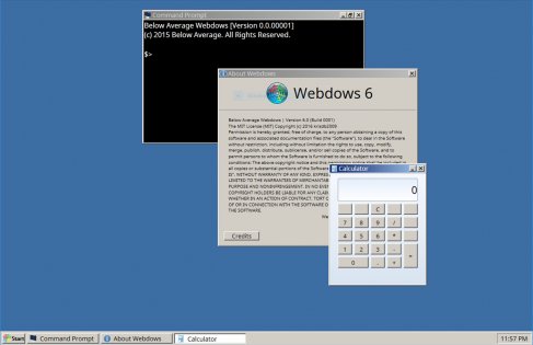 Webdows 1.1.3.0. Скриншот 2