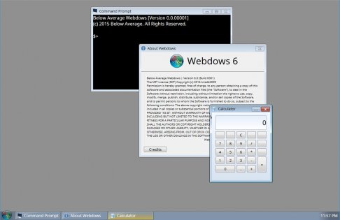 Webdows 1.1.3.0. Скриншот 3