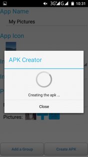 Apk Creator 1.5. Скриншот 3
