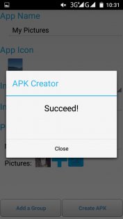 Apk Creator 1.5. Скриншот 4
