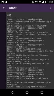 Orbot 17.5.0. Скриншот 5