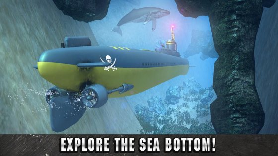 Pirate Submarine Simulator 3D 1.1. Скриншот 1