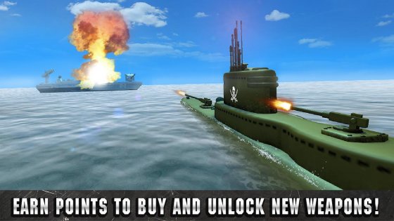 Pirate Submarine Simulator 3D 1.1. Скриншот 3