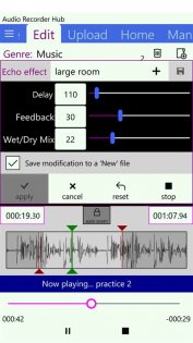 Audio Recorder Hub 1.0.9.0. Скриншот 5