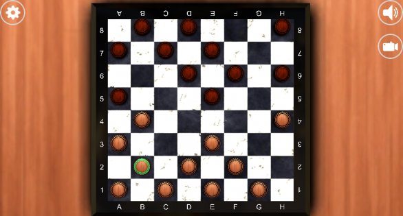 Checkers 3D Free 1.0.2. Скриншот 3