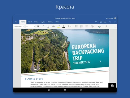 Word 16.0.19029.20080. Скриншот 6