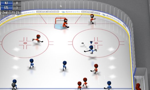Stickman Ice Hockey 2.4. Скриншот 1
