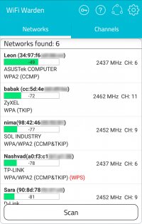 WiFi Warden 3.5.3.6. Скриншот 2