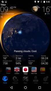 Weather Now 0.3.74. Скриншот 2