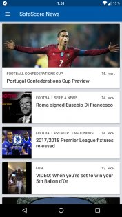 SofaScore – спортивные результаты онлайн 25.05.22. Скриншот 3