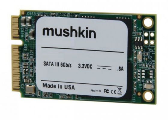 Mushkin представила первый в мире накопитель mSATA SSD на 480 Гб