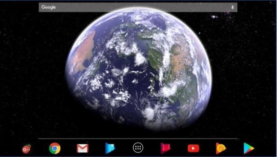 Земля и Луна живые обои 3.1. Скриншот 1