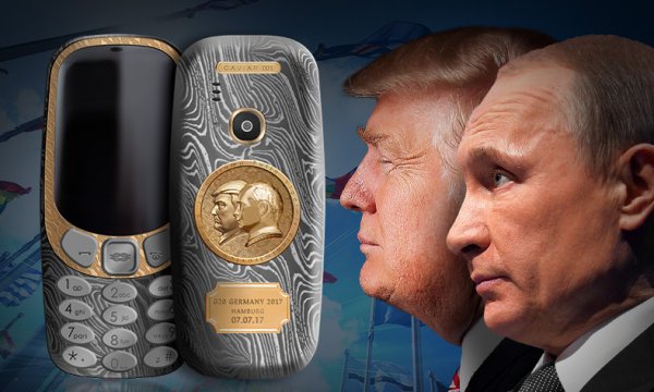 Caviar выпустила титановый Nokia 3310 в честь встречи Путина и Трампа