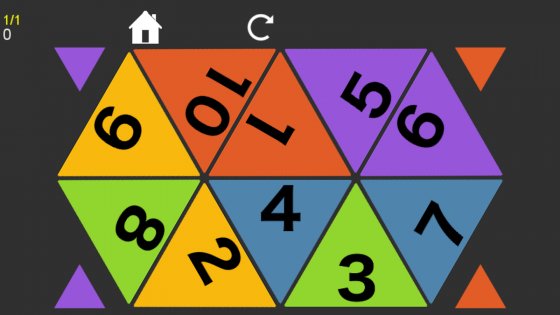 10 Треугольников 1.2.0. Скриншот 1