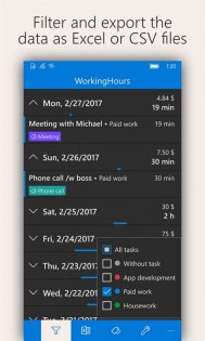 WorkingHours 1.3.3.0. Скриншот 4