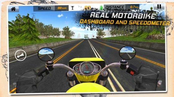 Traffic Rider: Highway Race 1.5. Скриншот 4