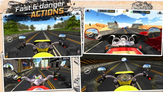 Traffic Rider: Highway Race 1.6. Скриншот 5