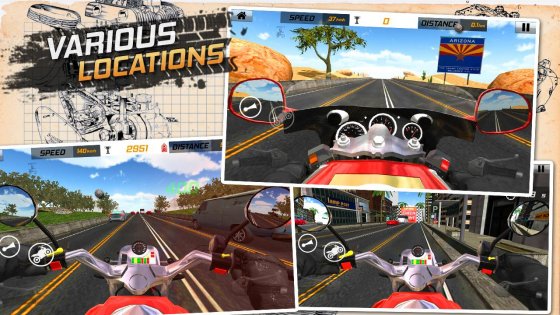 Traffic Rider: Highway Race 1.6. Скриншот 6