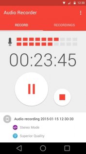 Audio Recorder 2.01.42. Скриншот 2
