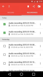 Audio Recorder 2.01.42. Скриншот 6