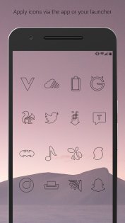 Lines Dark – Icon Pack 3.6.1. Скриншот 6