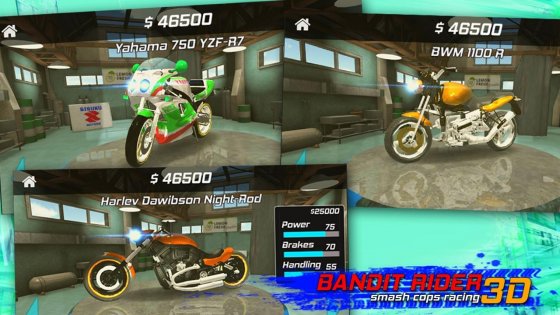 Bandit Rider 3D: smash cops racing 1.1. Скриншот 6
