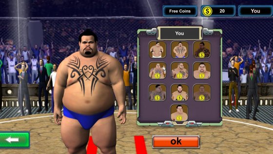 Sumo wrestling Revolution 2017: Pro Stars Fighting 2.8. Скриншот 1