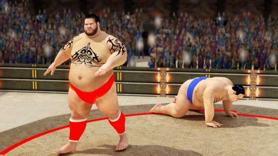 Sumo wrestling Revolution 2017: Pro Stars Fighting 2.8. Скриншот 2
