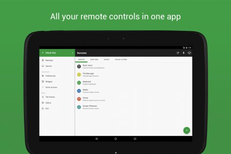 Unified Remote 3.24.0. Скриншот 10