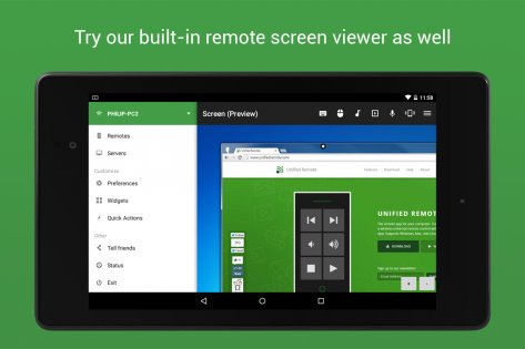 Unified Remote 3.24.0. Скриншот 16