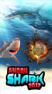 Angry Shark 2017: Simulator Game 1.5. Скриншот 1