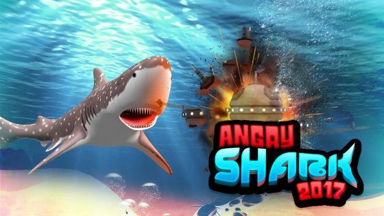 Angry Shark 2017: Simulator Game 1.5. Скриншот 3