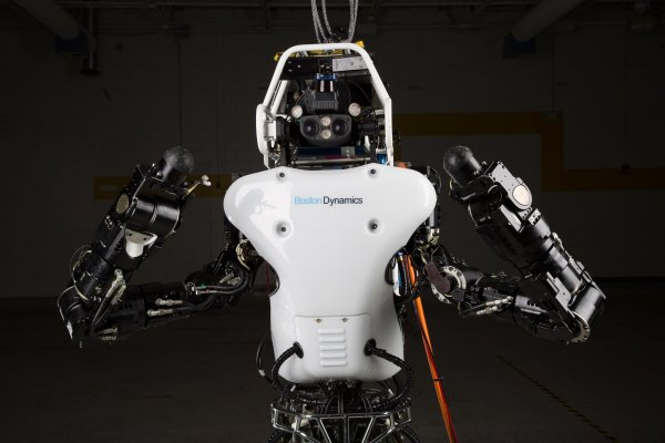 Видео: робот Boston Dynamics упал со сцены