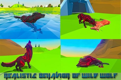 Wolf Simulator Fantasy Jungle 6.0. Скриншот 4