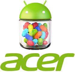 Acer готовит смартфон на Android 4.1 Jelly Bean