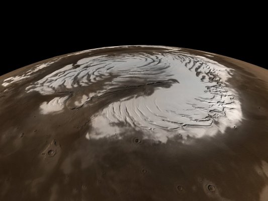 На Марсе возможны снежные бури