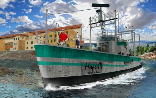 Fishing Boat Simulator 3.5. Скриншот 6