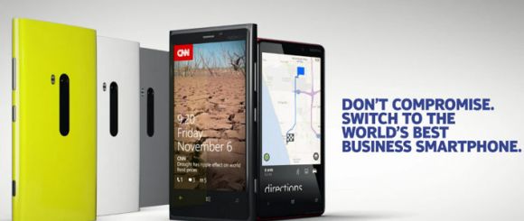 Nokia: Lumia 920 и 820 лучшие бизнес-смартфоны