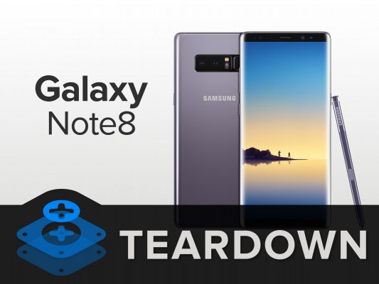 Galaxy Note 8 нелегко поддается ремонту