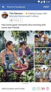 Facebook* 511.0.0.73.36. Скриншот 5