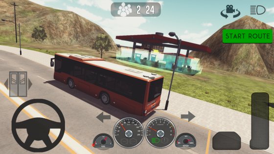 Bus Simulator 2017 1.2. Скриншот 1