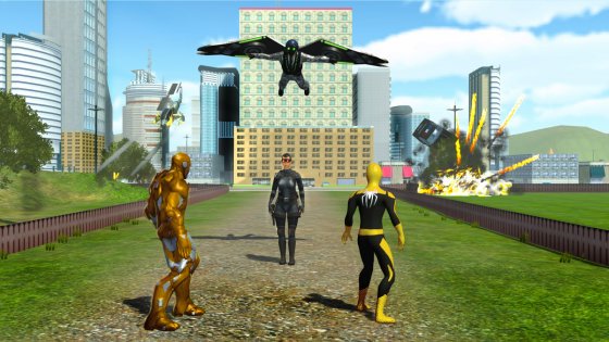 Superheroes Spiderhero vs Wulture 2.2. Скриншот 3