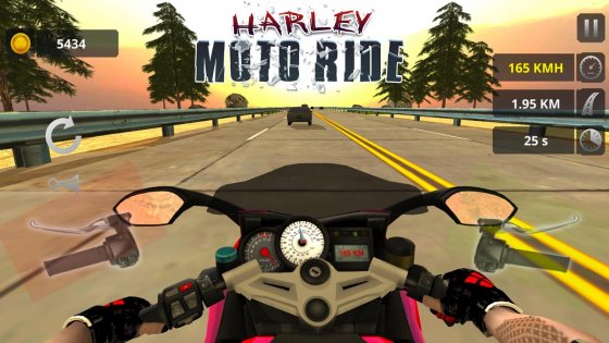 Harley Moto Ride 3D 2.0. Скриншот 2