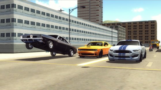 City Muscle Car Driving simulator 2017 2.01. Скриншот 1