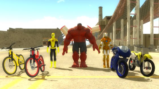 Wheels of Superheroes 2.0. Скриншот 1