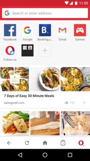 Opera Mini beta 88.0.2254.75898. Скриншот 2
